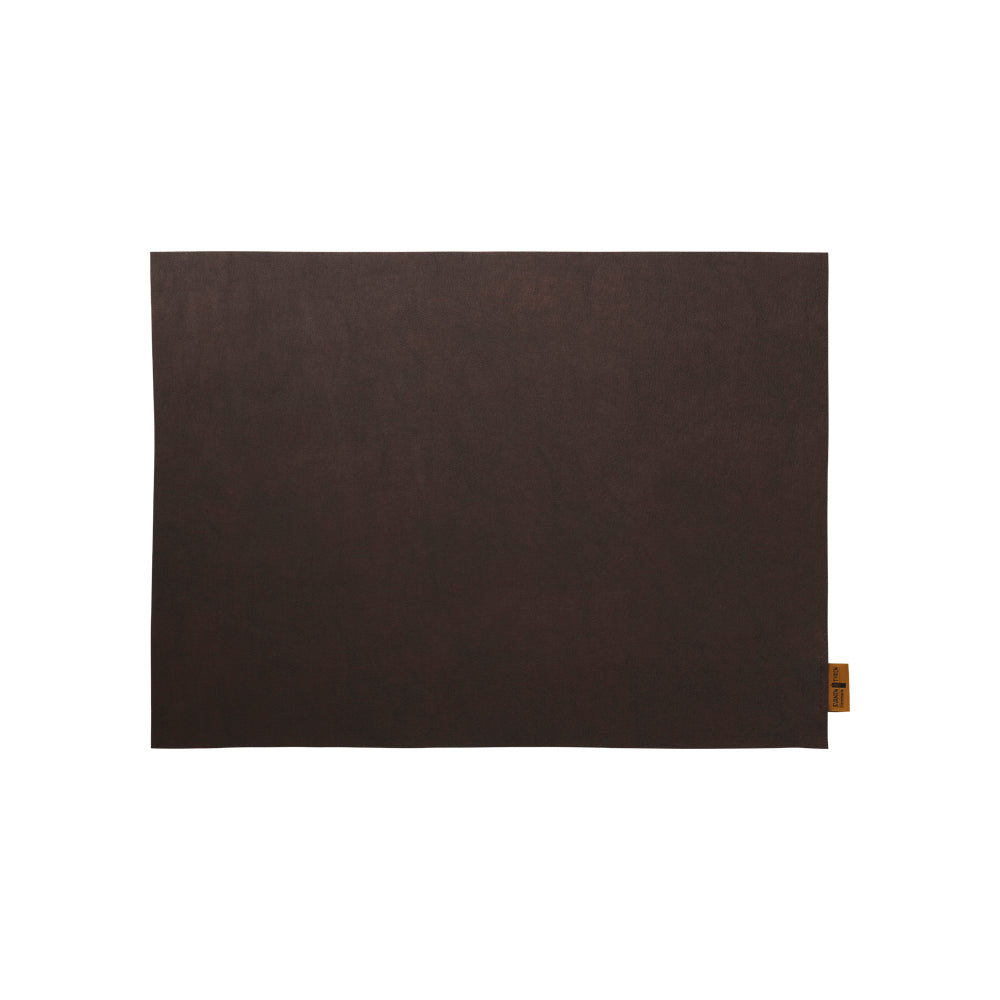 Platzdecke NOAH – Braune Lederoptik. 45x33 cm
