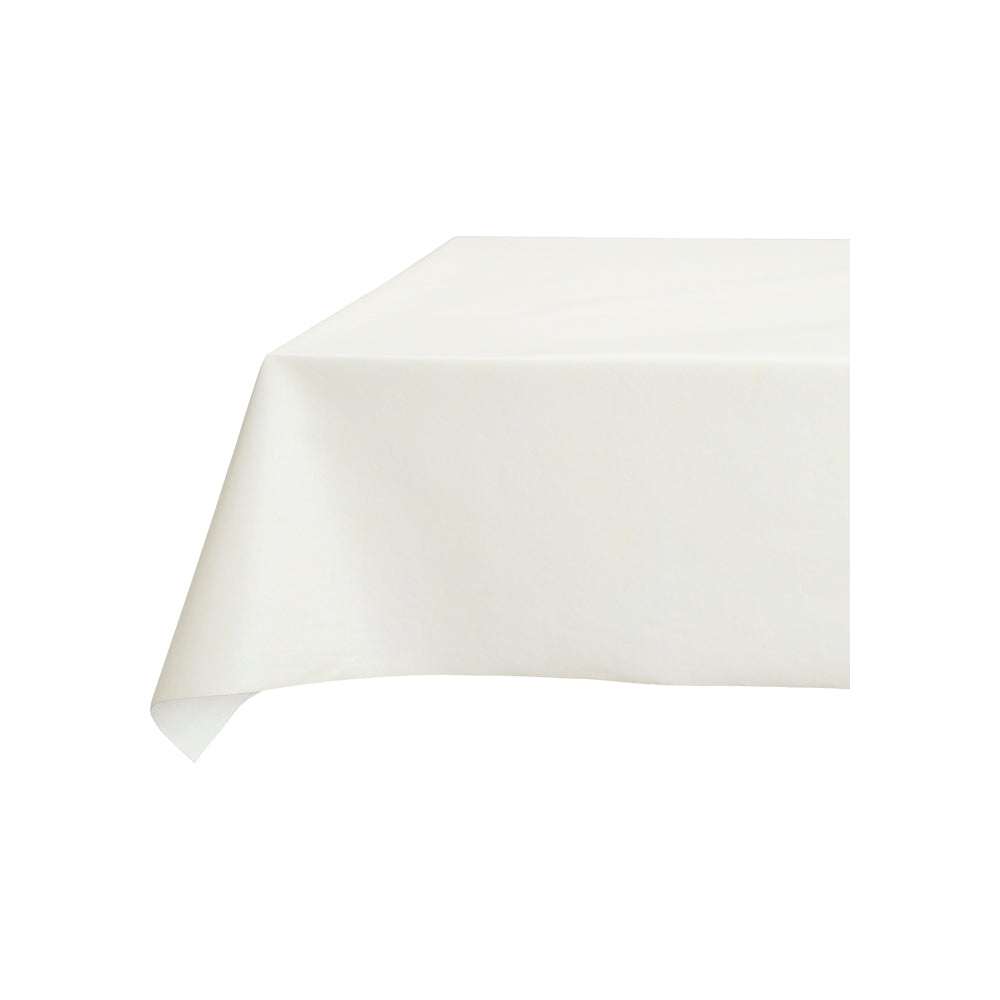 Tischdecke SARA – Rohweiß Lederoptik