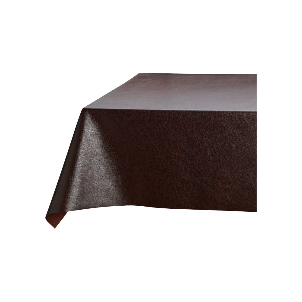 Tischdecke SARA – Braune Lederoptik